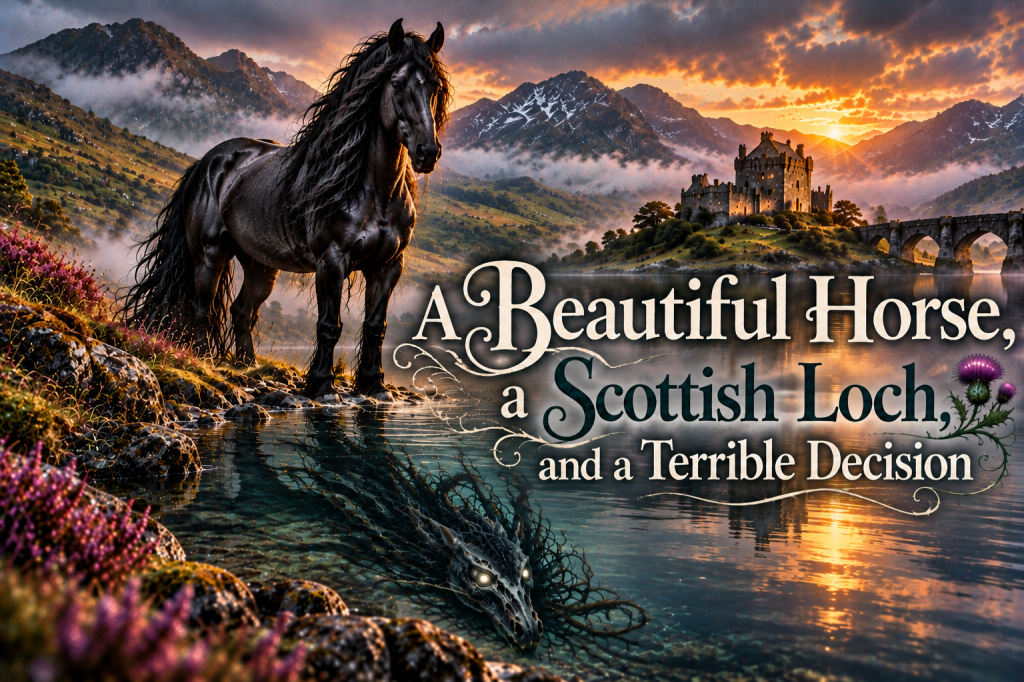 A Beautiful Horse, a Scottish Loch, and a Terrible Decision